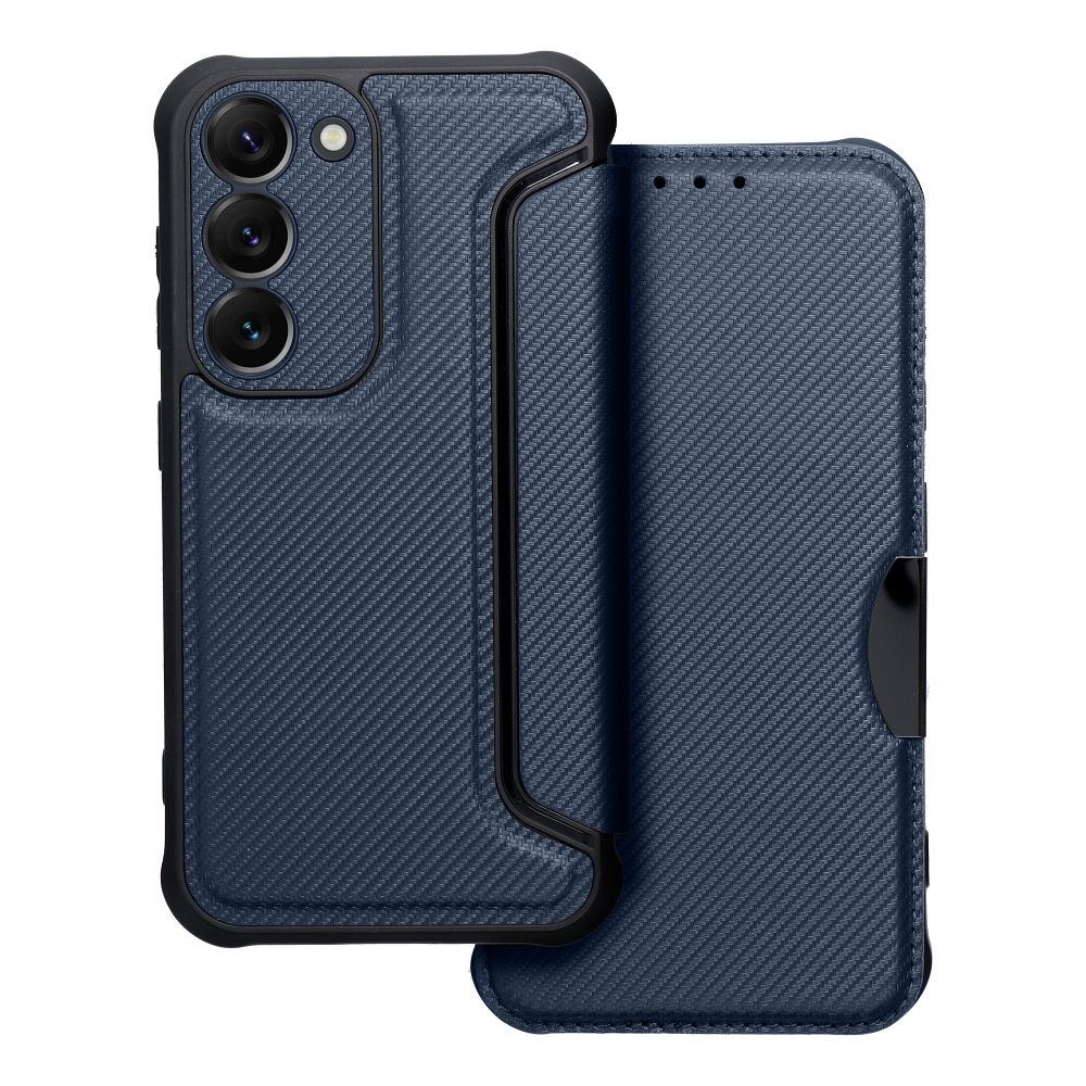 Dėklas telefonui RAZOR Book SAMSUNG S23 mėlynas