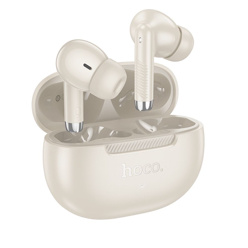 HOCO belaidė ausinė bluetooth TWS EQ24 monetinė auksinė