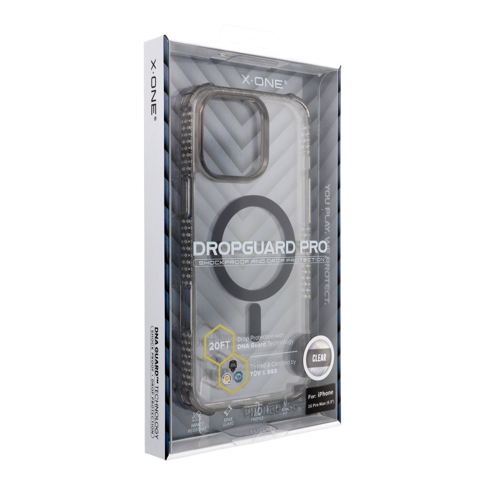 X-ONE Dropguard Magnetinis dėklas Pro (suderinamas su MagSafe) - Apple iPhone 16 Pro Max juodas