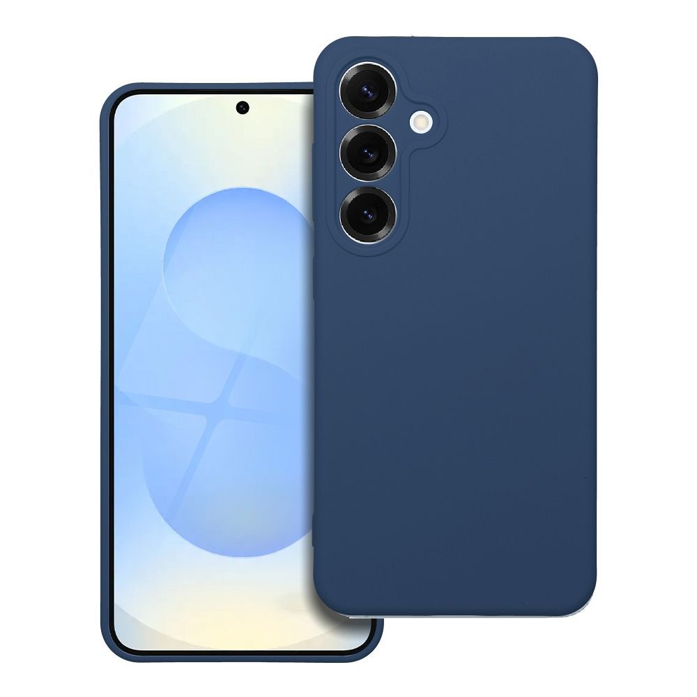 SILIKONINIS dėklas telefonui SAMSUNG S25 mėlynas