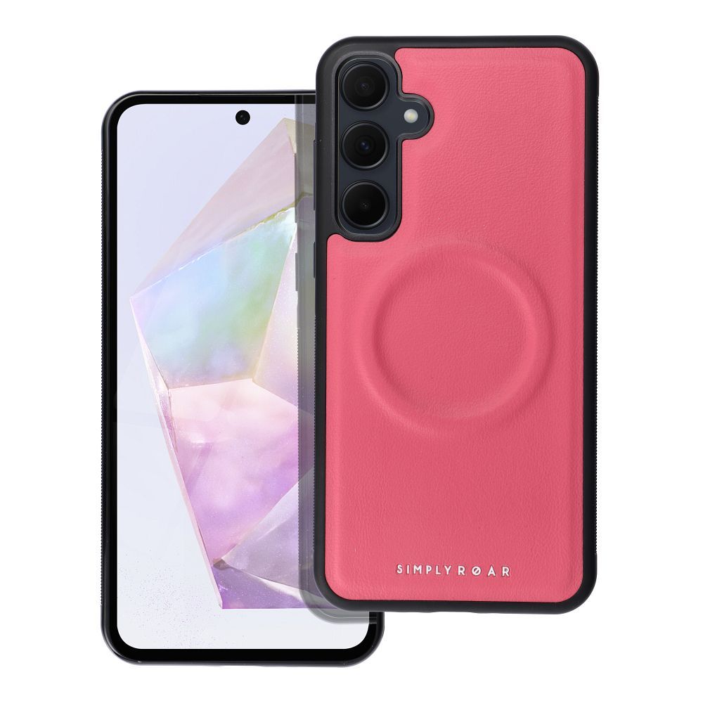 Dėklas telefonui ROAR MAG MORNING skirtas SAMSUNG A35 5G rožinis