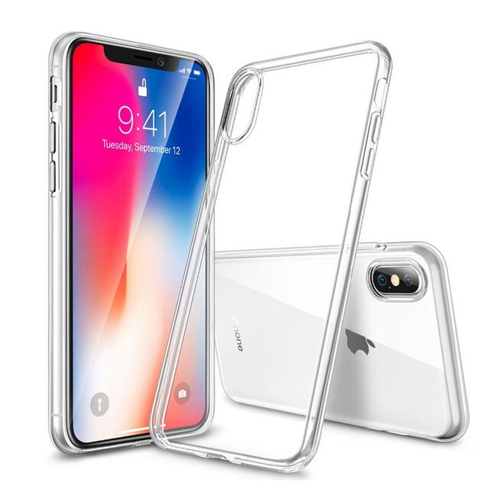 Dėklas telefonui 2 mm BOX IPHONE XS Max skaidrus