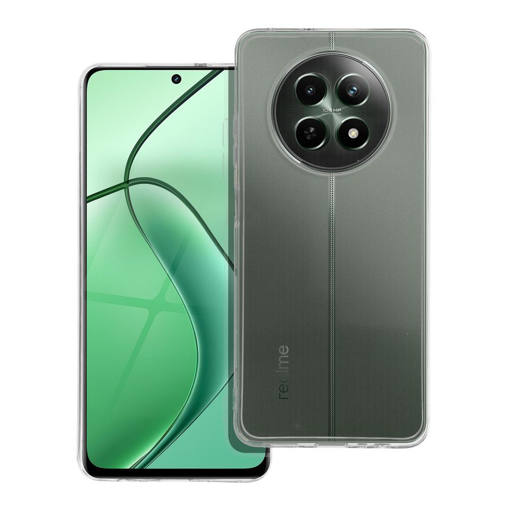 Skaidrus dėklas telefonui 2 mm REALME 12 5G (kameros apsauga) permatomas