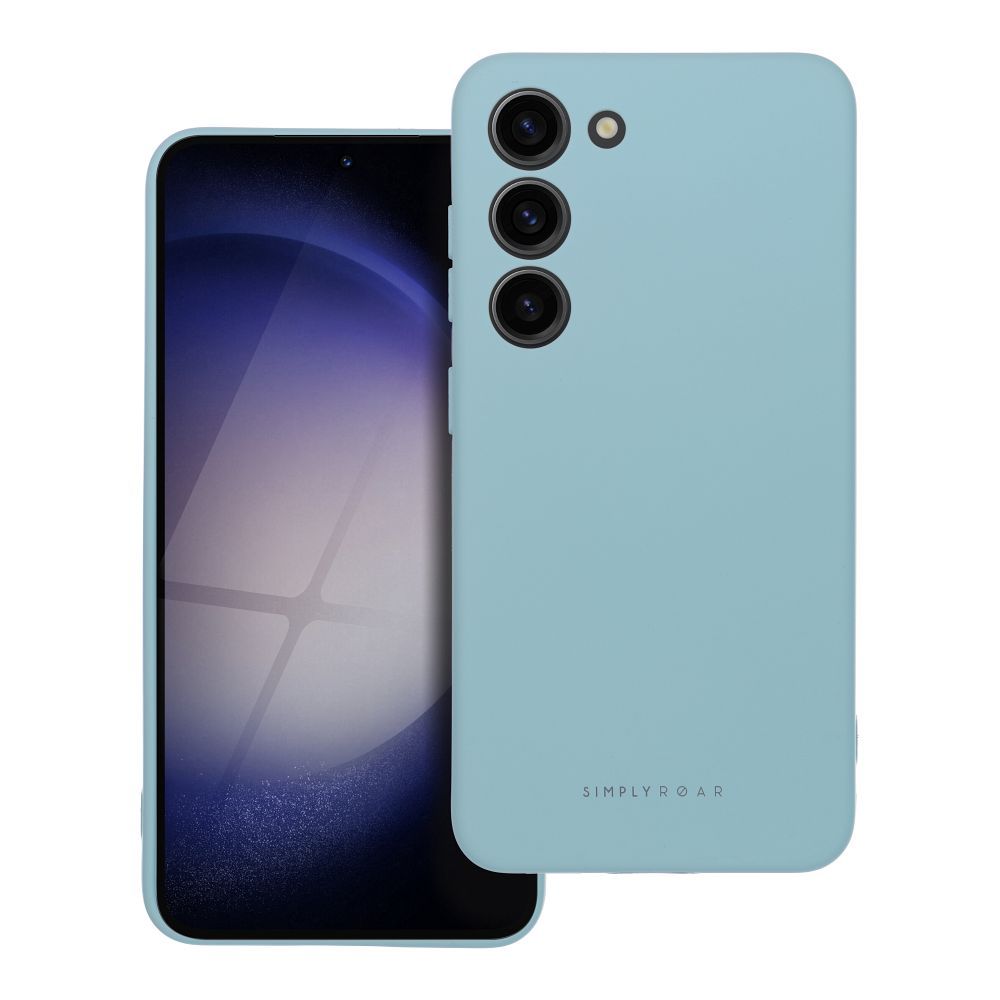 ROAR dėklas SPACE telefonui SAMSUNG S23, dangaus mėlynas