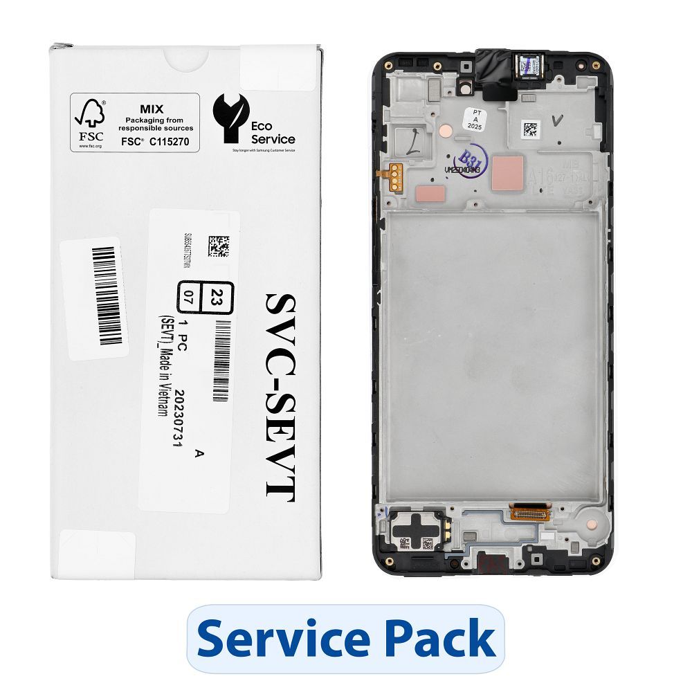 ServicePack LCD ekranas SAMSUNG A16 A165F GH82-36253A (versija 4G)
