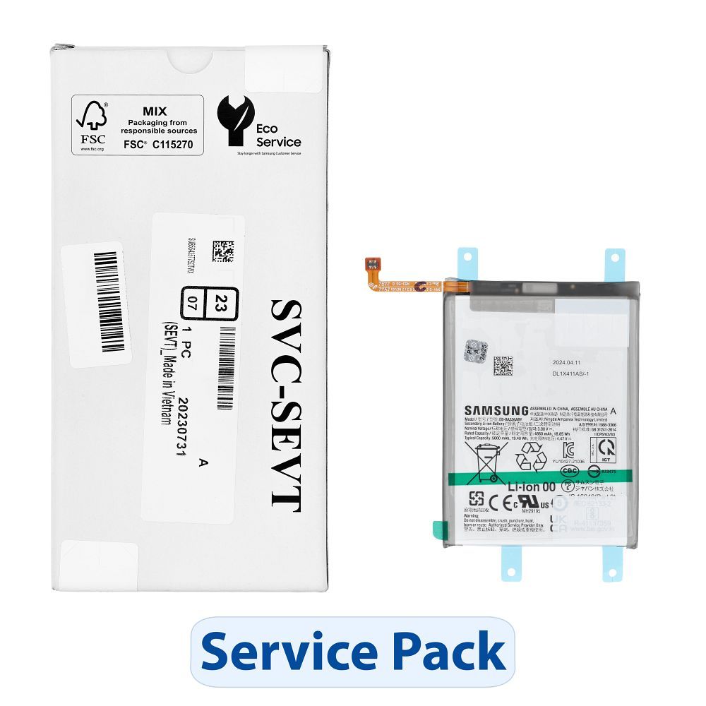 ServicePack baterija EB-BA336ABY skirta SAMSUNG A53 5G A536B GH82-28027A