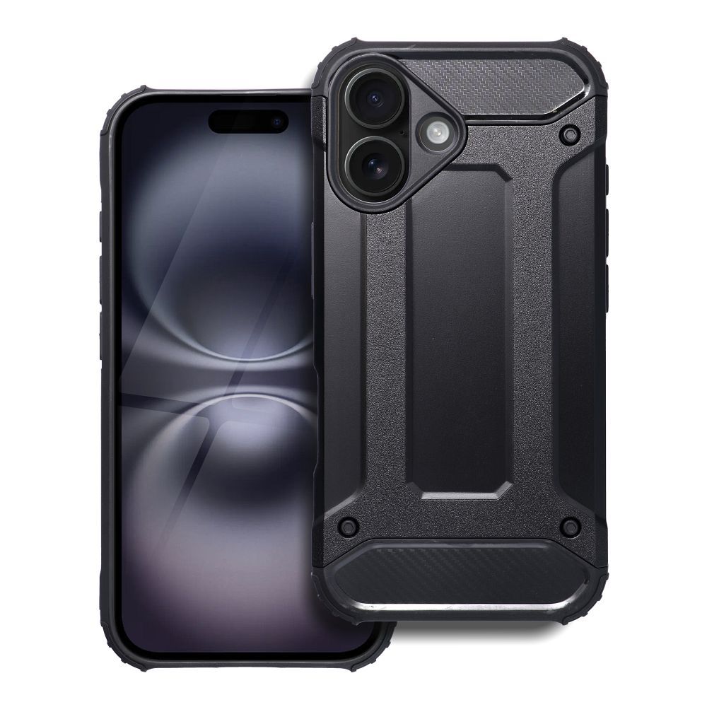 ARMOR dėklas telefonui IPHONE 16 juodas