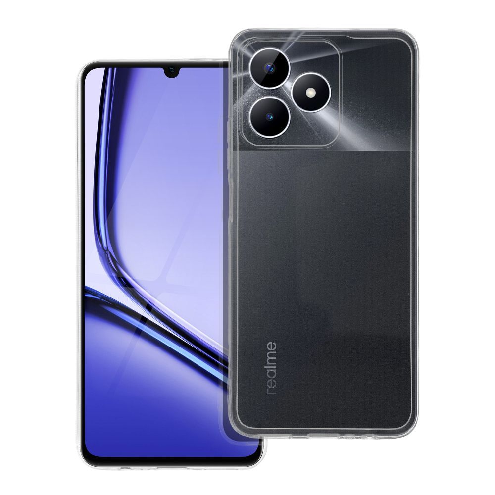 Skaidrus dėklas telefonui 2 mm REALME NOTE 50 (kameros apsauga) permatomas