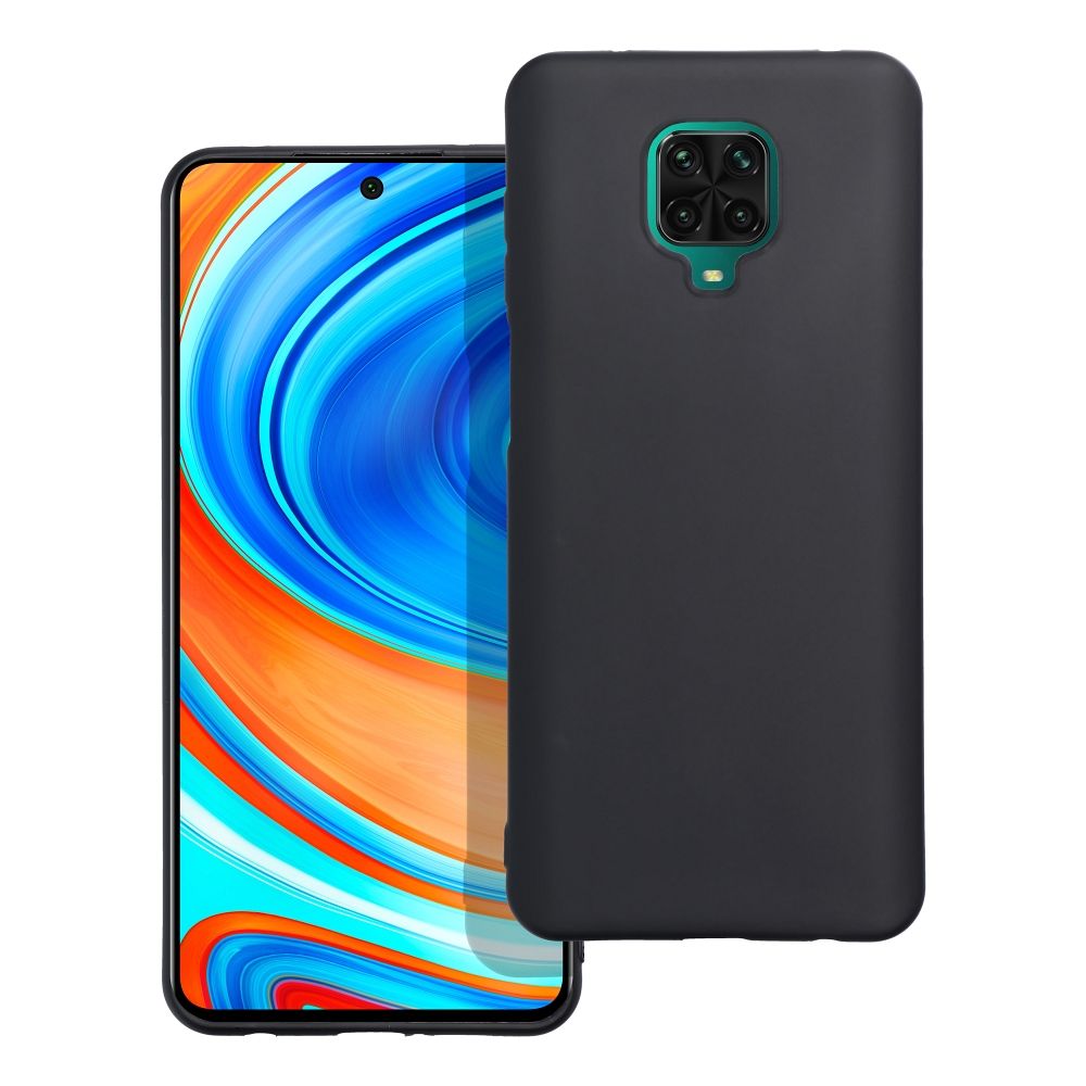 MATT dėklas telefonui XIAOMI Redmi Note 9 Pro juodas