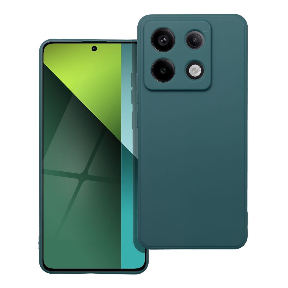 MATT dėklas telefonui XIAOMI Redmi Note 13 Pro 5G tamsiai žalia