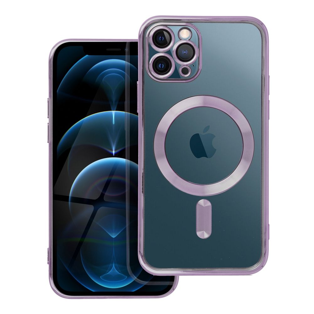 ELECTRO MAG COVER dėklas telefonui suderinamas su MagSafe iPhone 11 Pro giliai violetinis