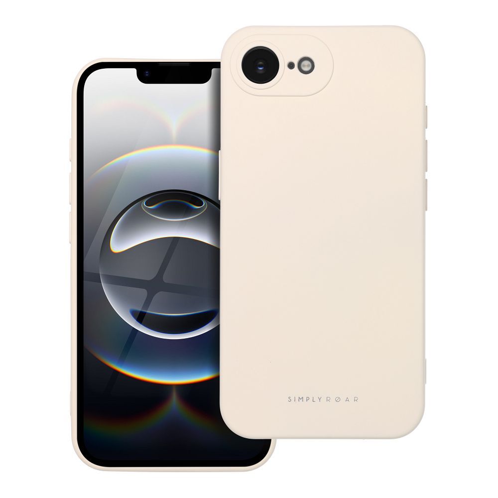 ROAR dėklas SPACE iPhone 16e telefonui, akvamarino baltas