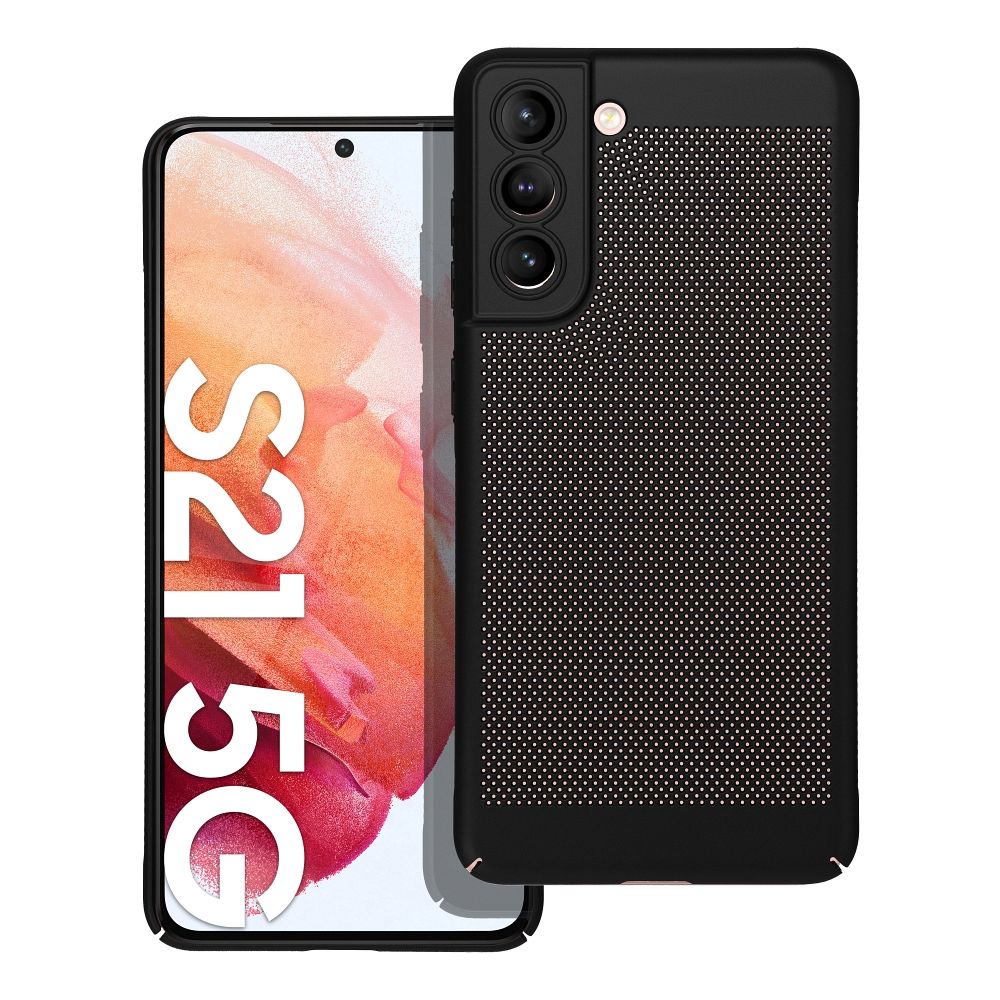 BREEZY dėklas telefonui SAMSUNG S21 FE juodas