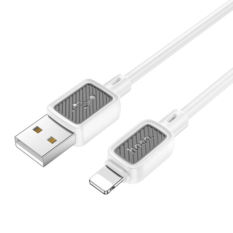 Kabelis USB A į Lightning Hoco 2,4A 1 m X108 baltas