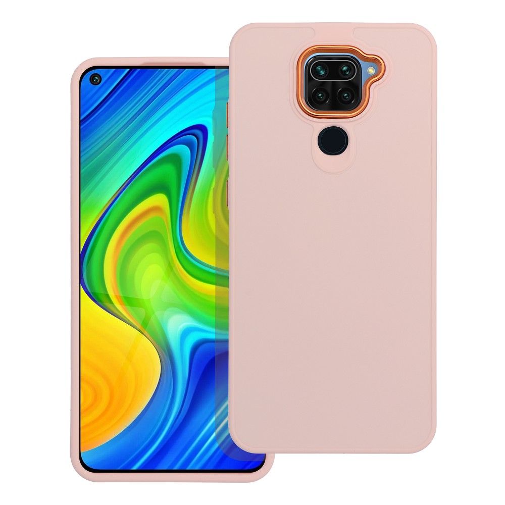FRAME dėklas telefonui XIAOMI Redmi Note 9 rožinis