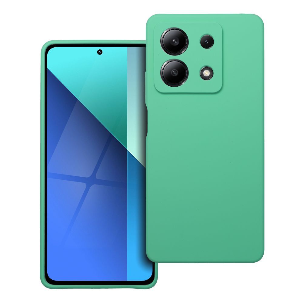 Silikoninis dėklas 2mm XIAOMI REDMI NOTE 13 5G mėtų