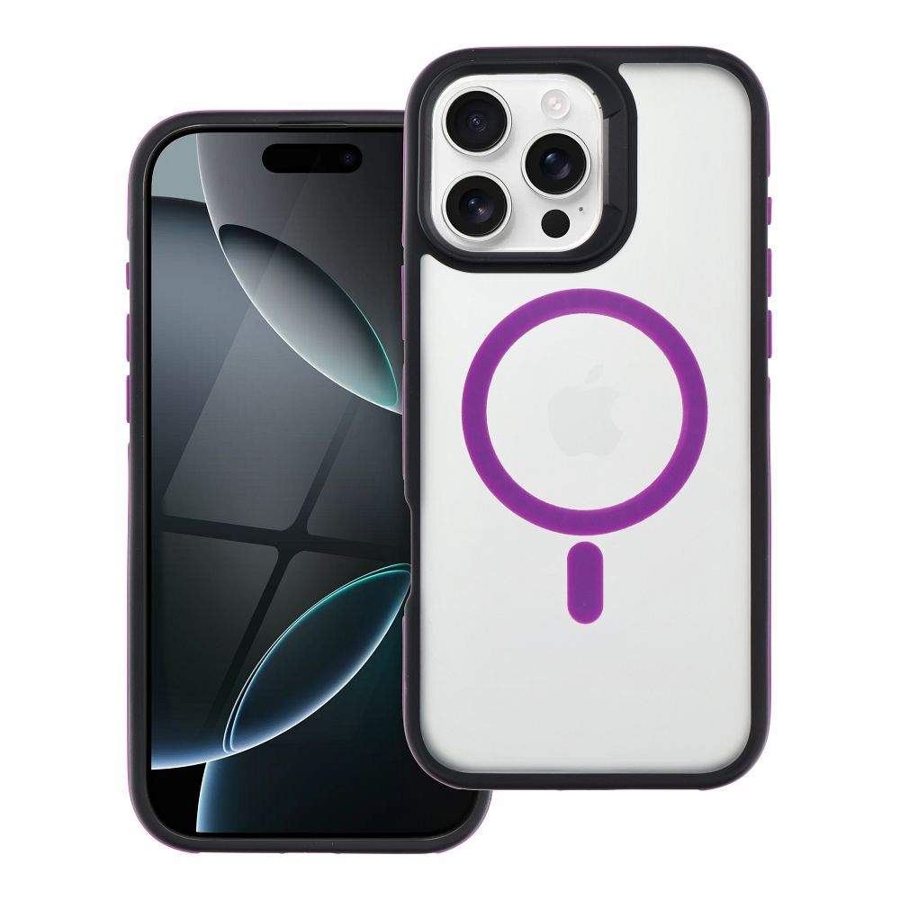 NEO dėklas telefonui IPHONE 16 Pro Max, suderinamas su MagSafe, violetinis