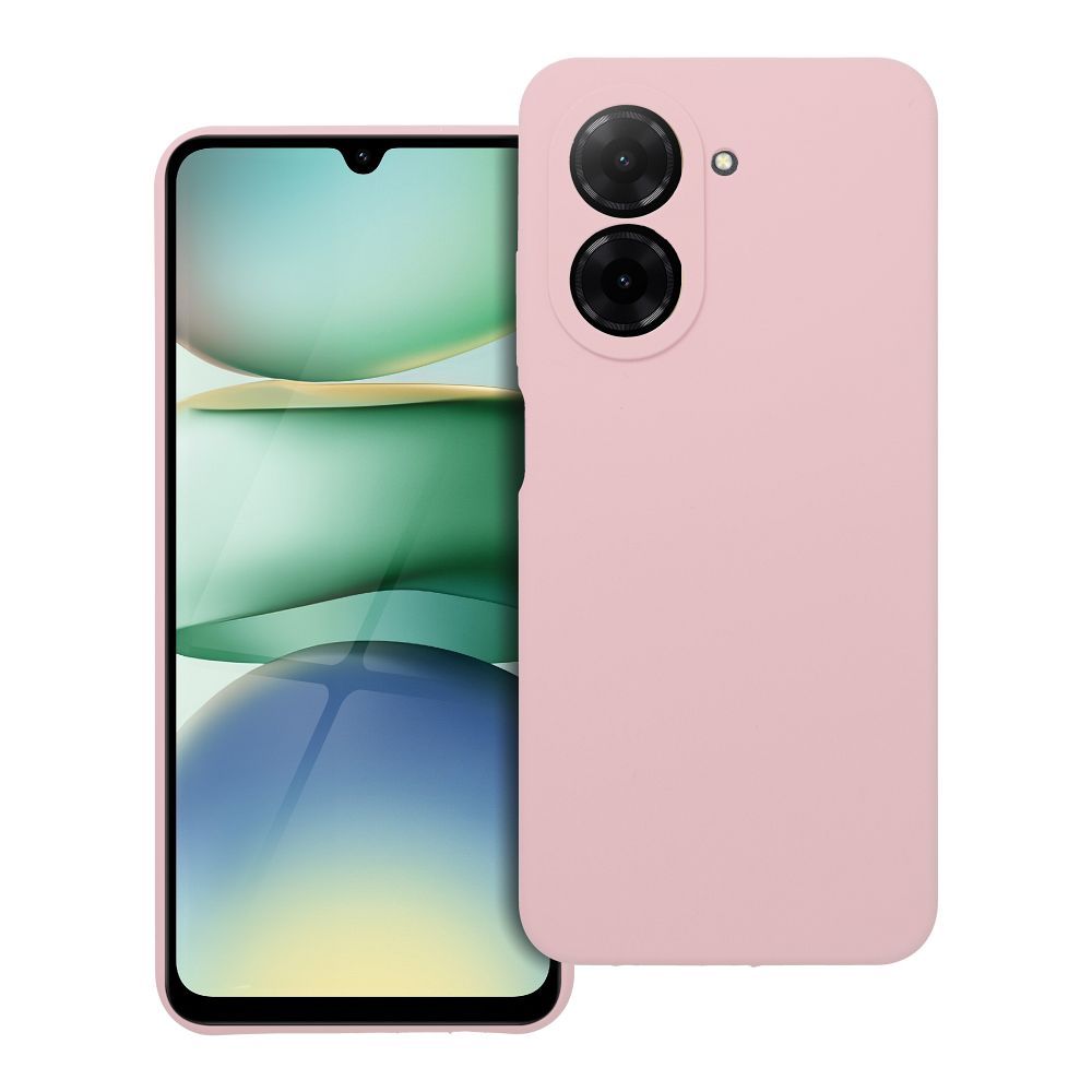 Silikoninis dėklas 2mm telefonui XIAOMI REDMI A5 (171,7 x 77,8 x 8,26) smėlio rožinis