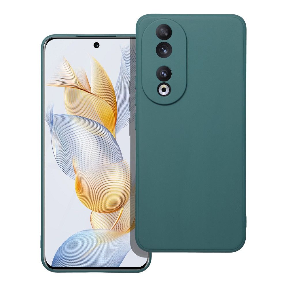 Matinis dėklas telefonui HONOR 90 5G tamsiai žalias