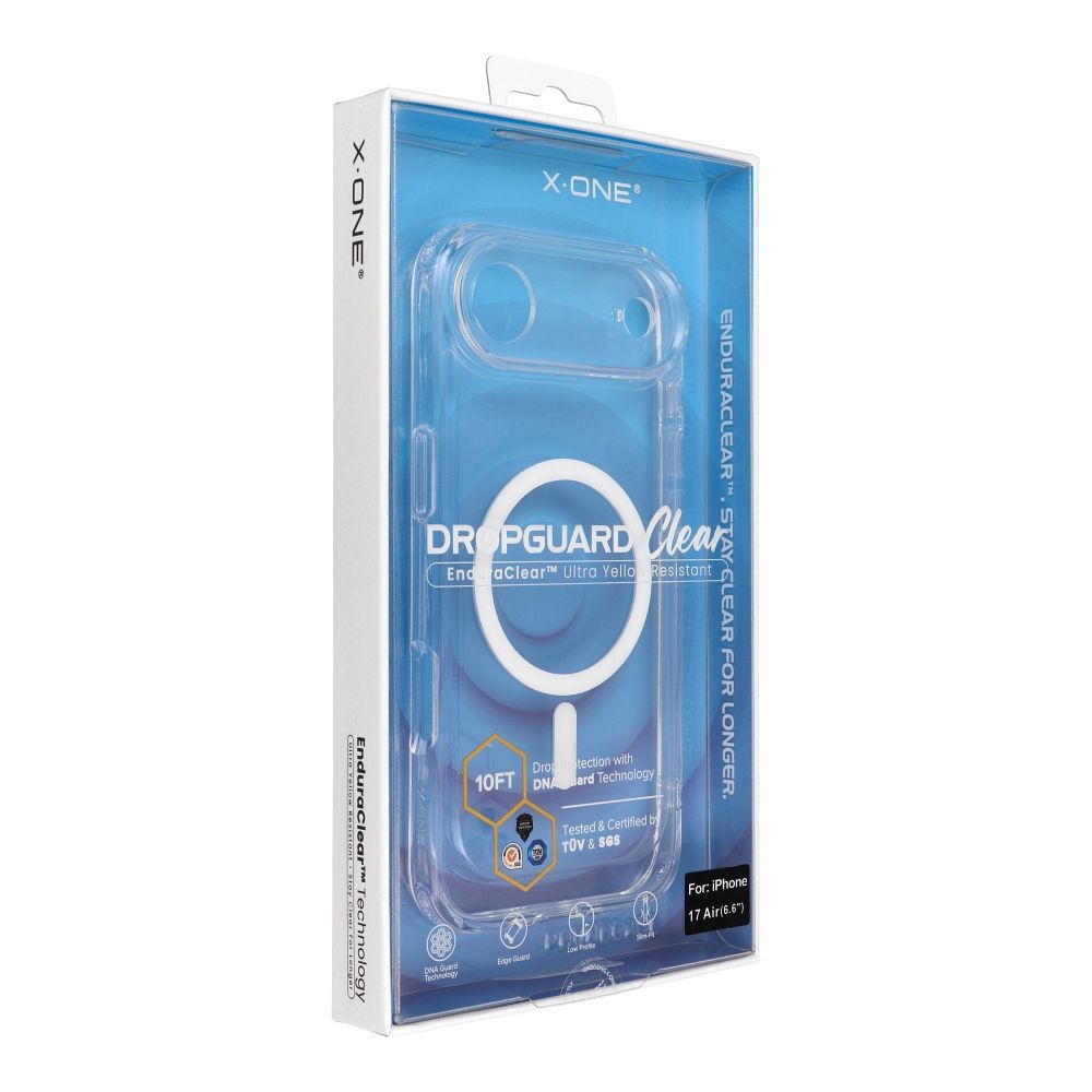 X-ONE Endura Clear dėklas (MagSafe suderinamas) - Apple iPhone 17 Air skaidrus