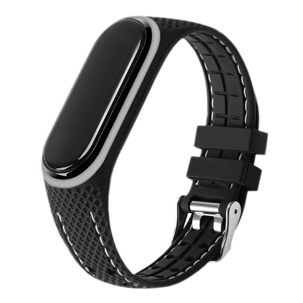 Elastomerinis dirželis LIFESTYLE XIAOMI Mi Band 7 juodas (03)