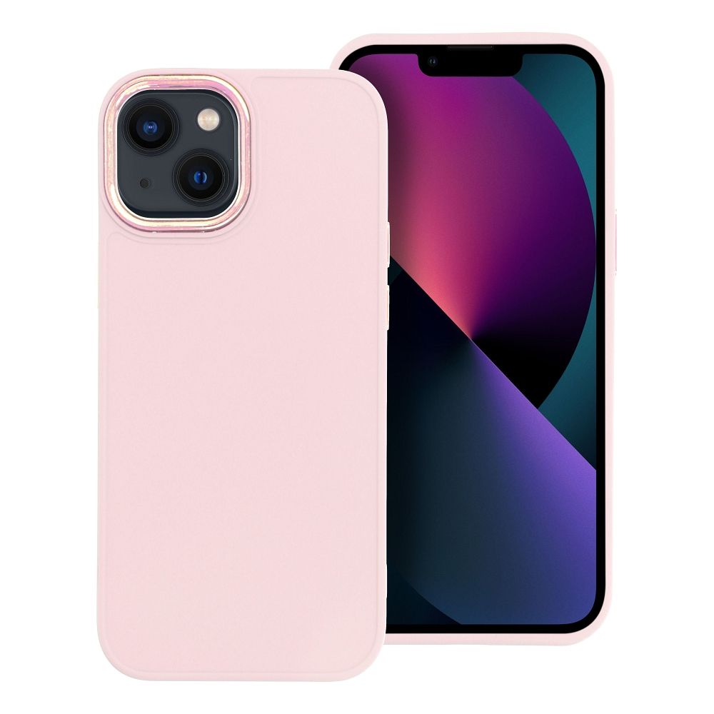 FRAME dėklas telefonui IPHONE 13 Mini rožinė