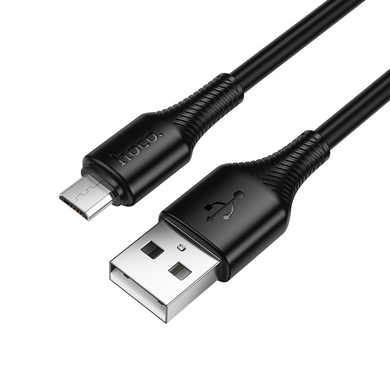 Kabelis USB A į Micro USB Hoco 2,4A 1 m X120 juodas