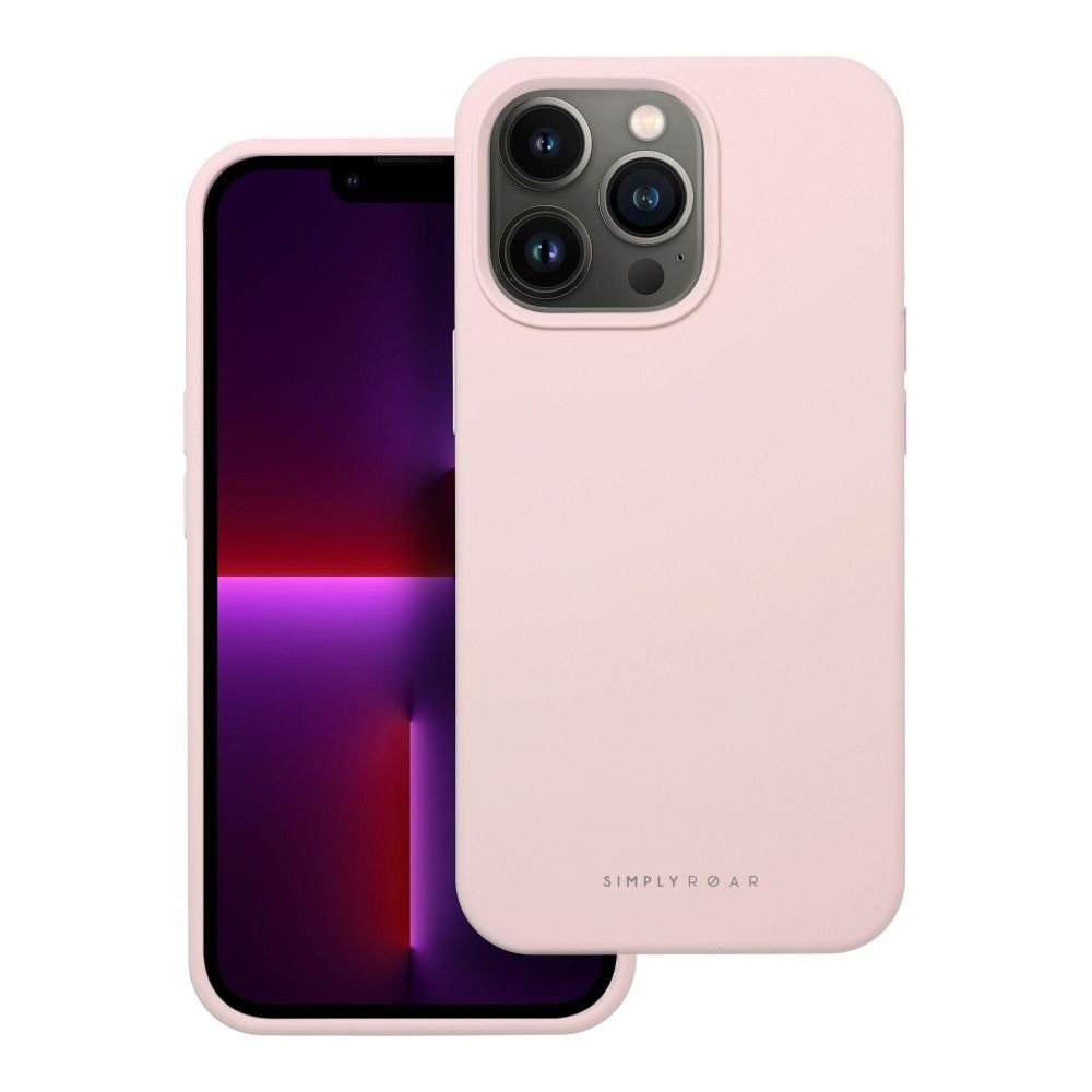ROAR dėklas CLOUD SKIN telefonui IPHONE 13 Pro šviesiai rožinis