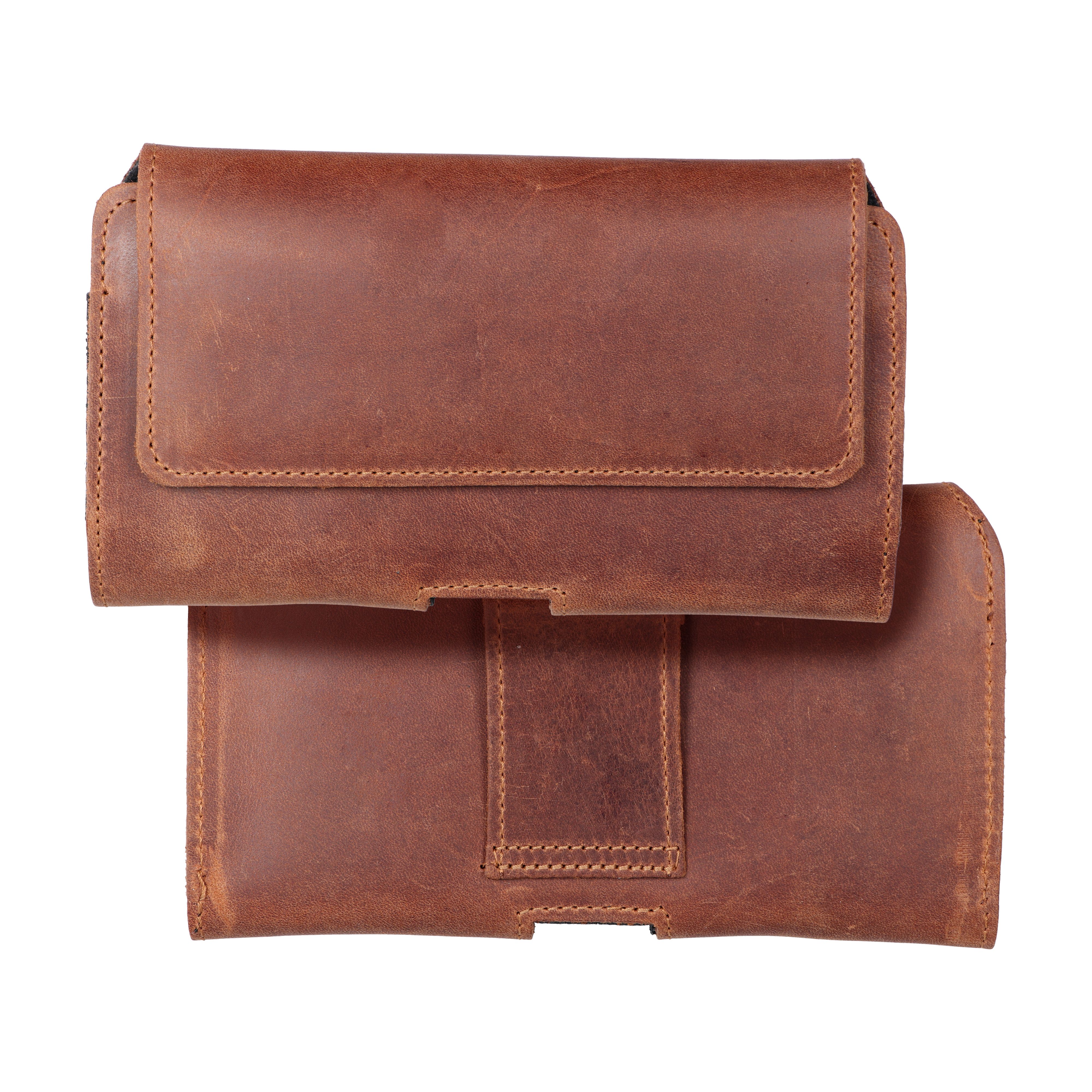 ROYAL Crazy Horse universalus horizontalus odinis diržo dėklas dydis 3XL Umidigi Bison 2 Pro / GT2 Pro 5G / X10 Pro / 202 DOOGEE S98 / S96 Pro / S88 Pro / S58 Pro 6 / S40 Pro HAMMER Blade 5G / Iron 3 / Blade 3 CAT S53 rudas