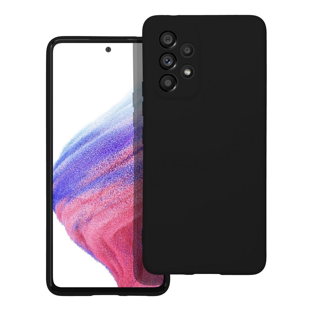Silikoninis dėklas telefonui SAMSUNG A53 5G juodas