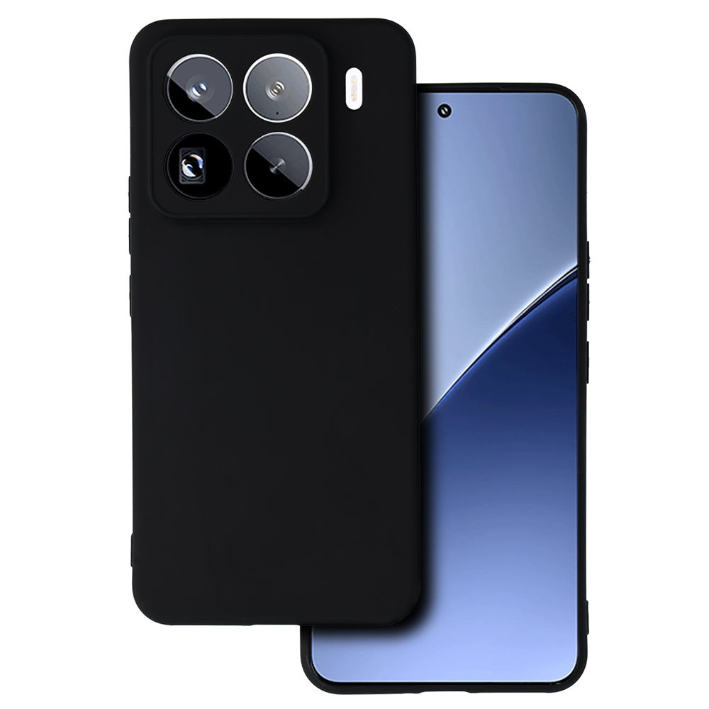 Dėklas telefonui matinis juodas XIAOMI 15 PRO 5G