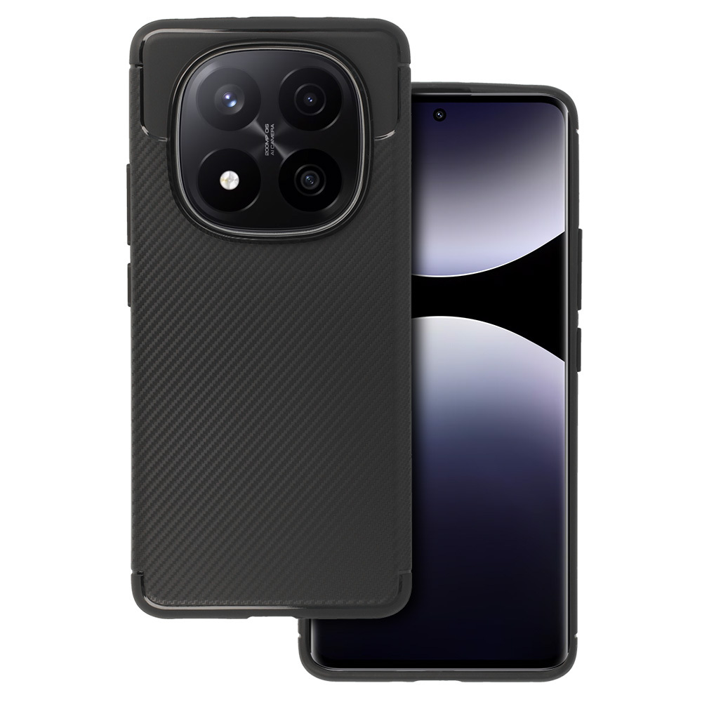 Tel Protect Carbon Elite dėklas telefonui Xiaomi Redmi Note 14 Pro 5G juodas