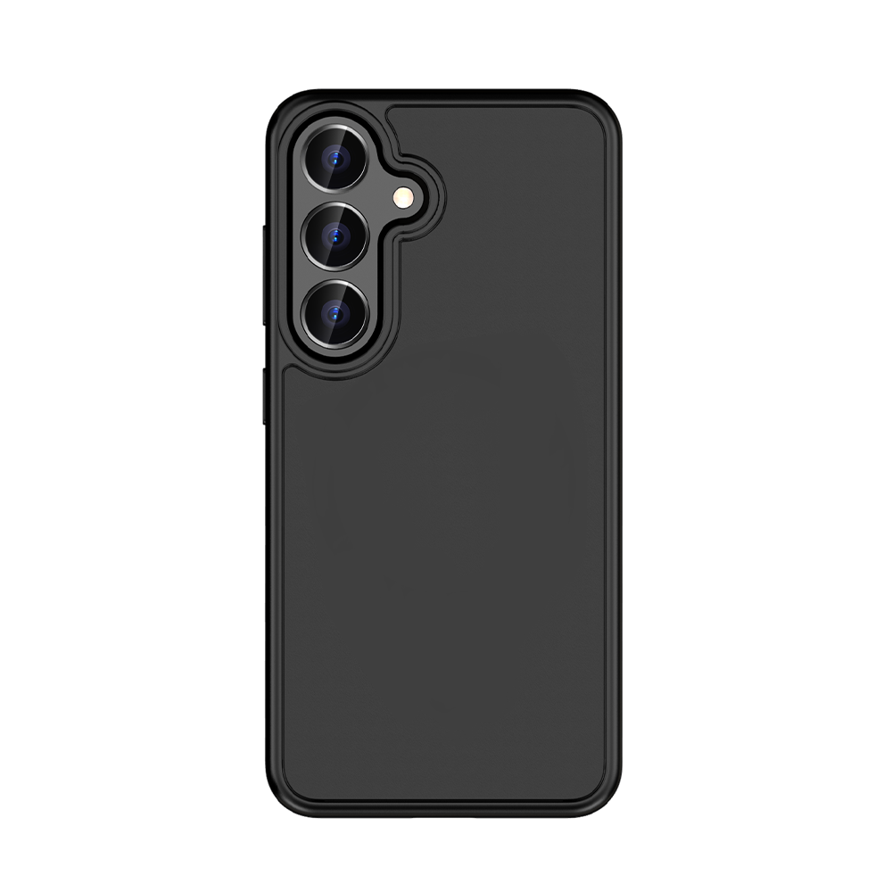 Rock Guard Touch Matte Series dėklas telefonui Samsung Galaxy S25 juodas