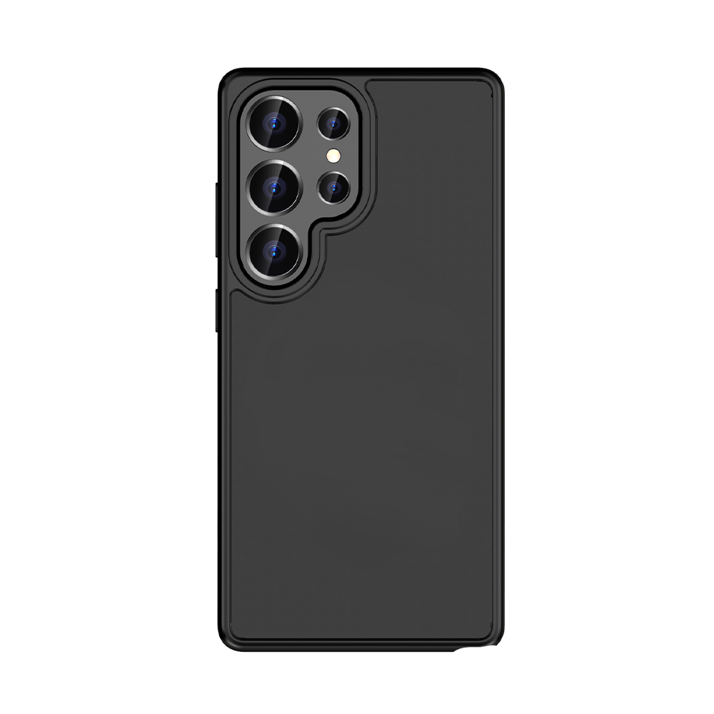 Rock Guard Touch Matte Series Dėklas telefonui Samsung Galaxy S25 Ultra juodas