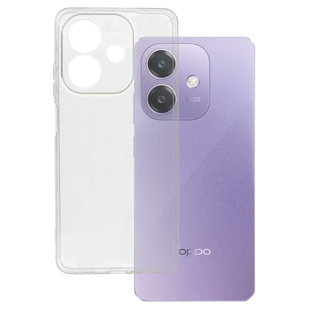 Itin plonas 1mm dėklas telefonui Oppo A40 4G permatomas