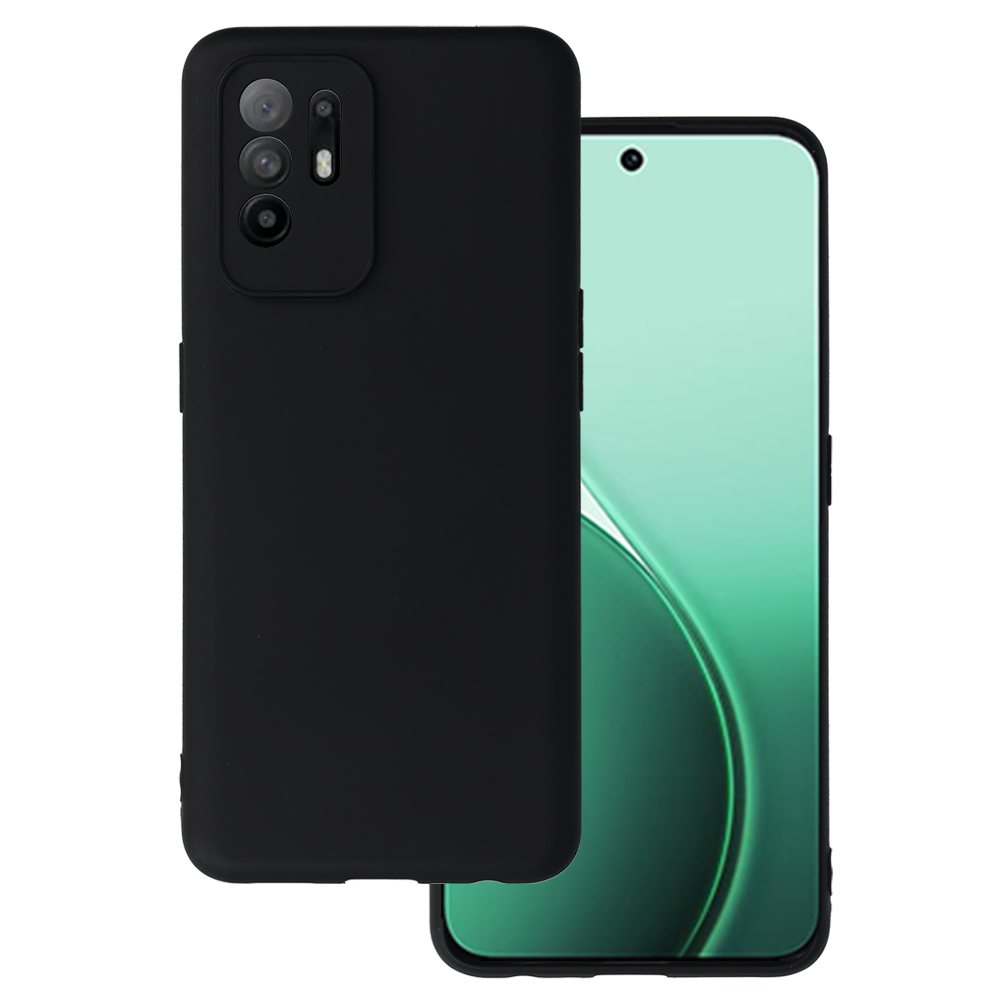 Matinis galinis dėklas telefonui OPPO RENO 5Z 5G juodas