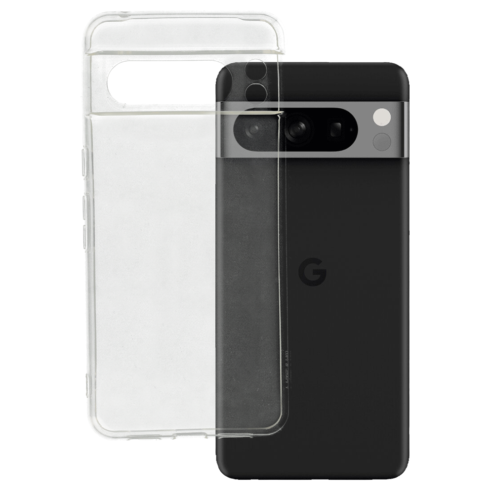 Itin plonas 1mm dėklas telefonui Google Pixel 8 Pro permatomas
