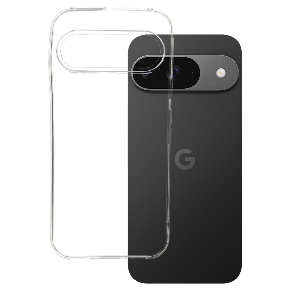 Itin plonas 1mm dėklas telefonui Google Pixel 9 permatomas