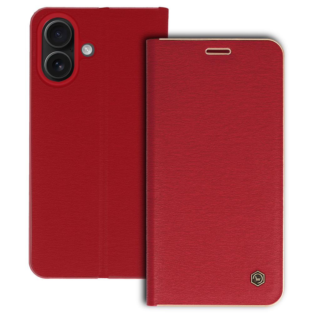 Wonder rėmelio dėklas Iphone 16 raudonas