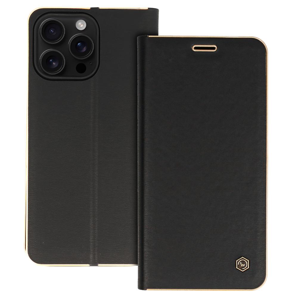 Wonder rėmelio dėklas Iphone 16 Pro Max juodas