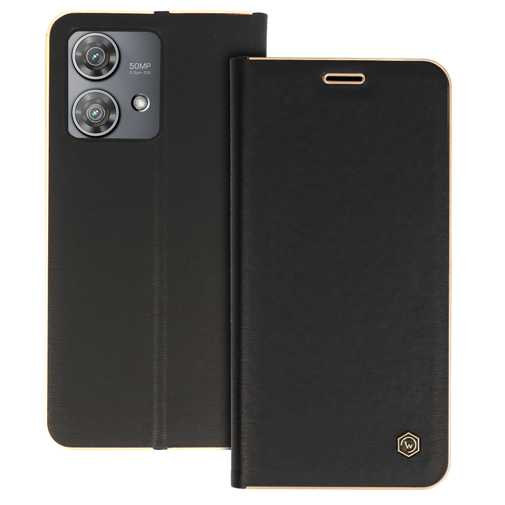 Wonder rėmelio dėklas Motorola Edge 40 Neo 5G juodas