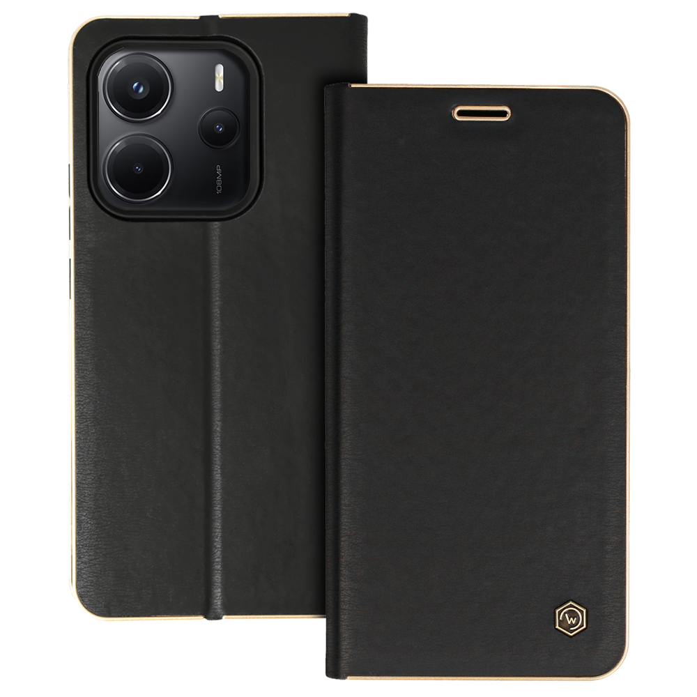 Wonder Frame dėklas telefonui Xiaomi Redmi Note 14 5G juodas