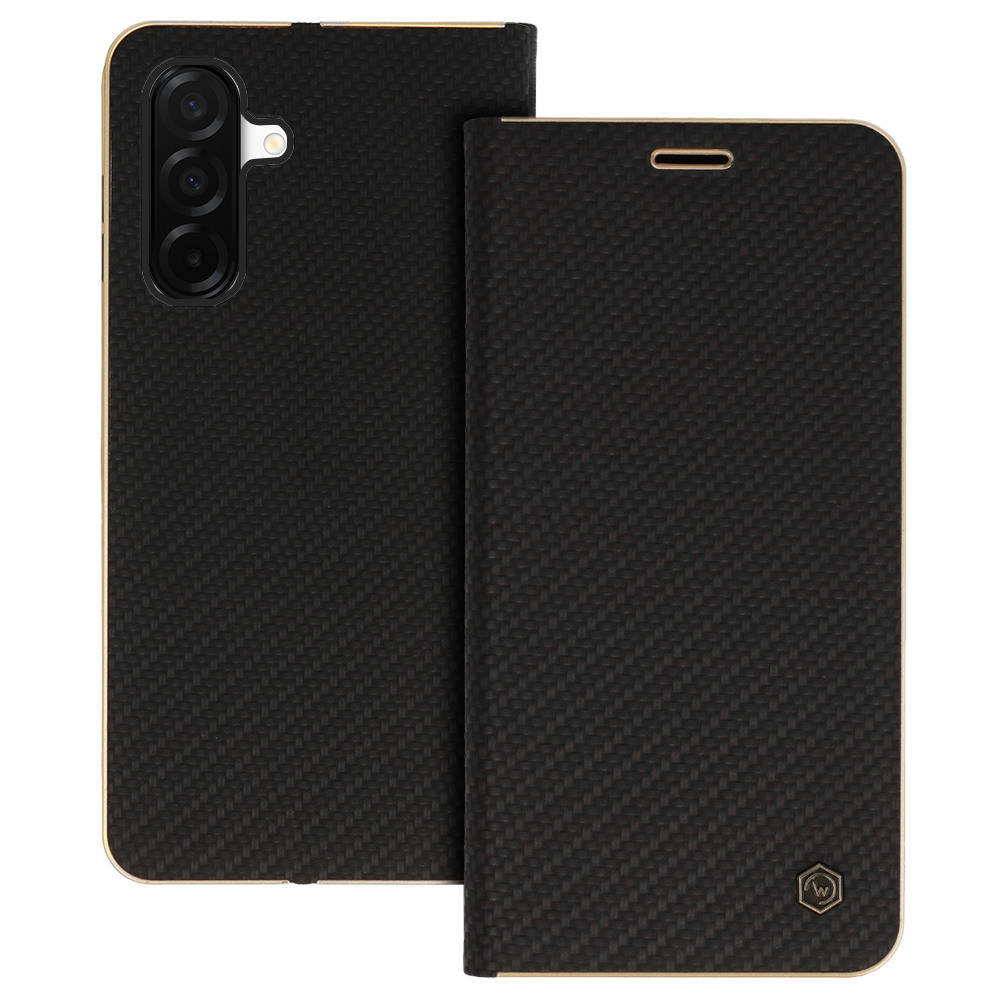 Wonder Frame Karbono dėklas telefonui Samsung Galaxy A26 5G juodas