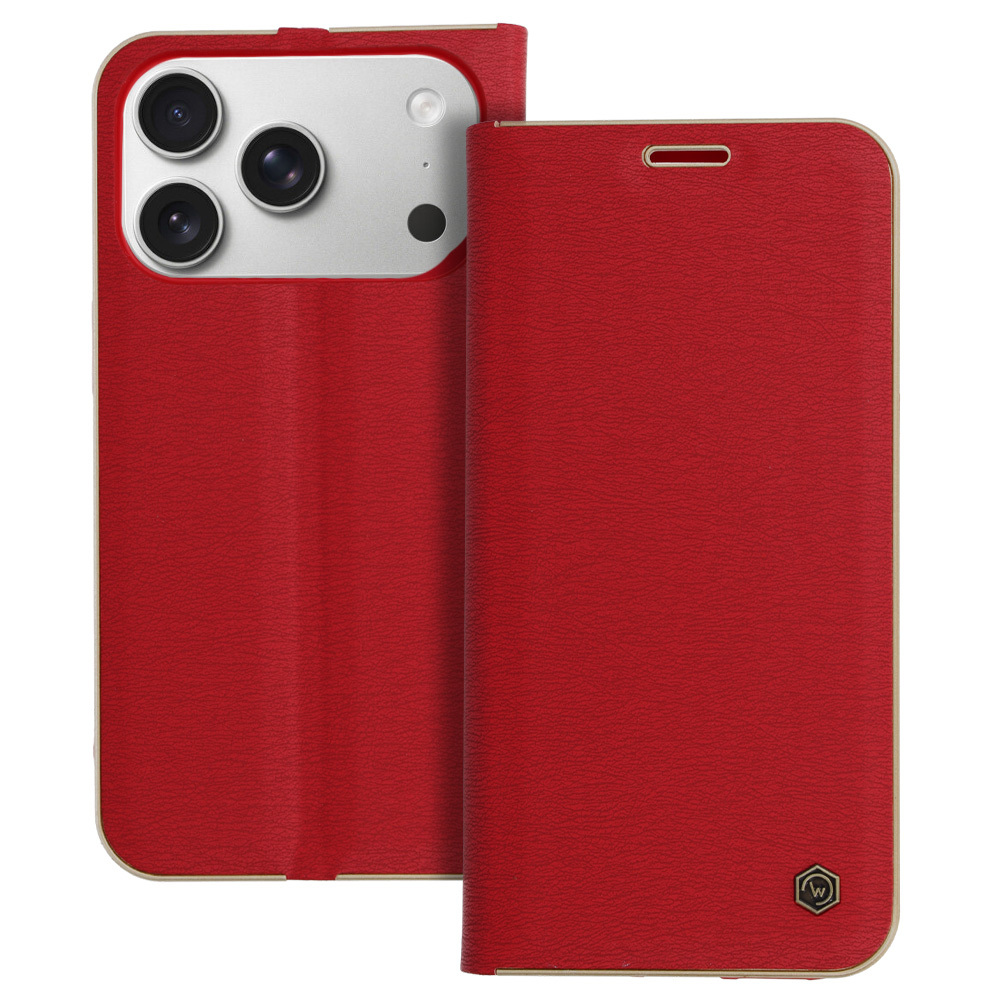 Wonder Frame dėklas Iphone 17 Pro raudonas