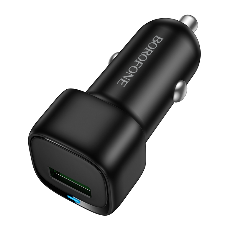 Borofone Automobilinis įkroviklis BZ34 Cloud - USB - QC 3.0 18W juodas