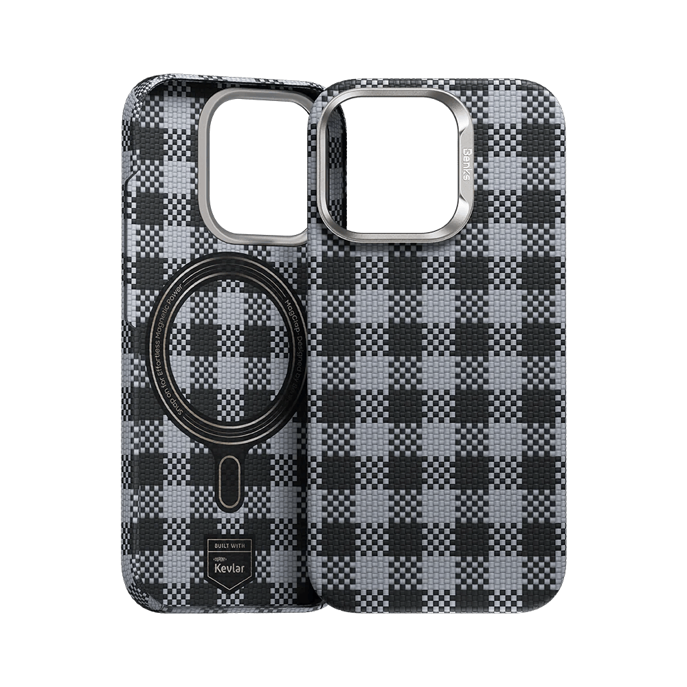 Benks Magnetinis Armor Vichy Kevlar Dėklas telefonui (BF65) iPhone 16 Pro juodas