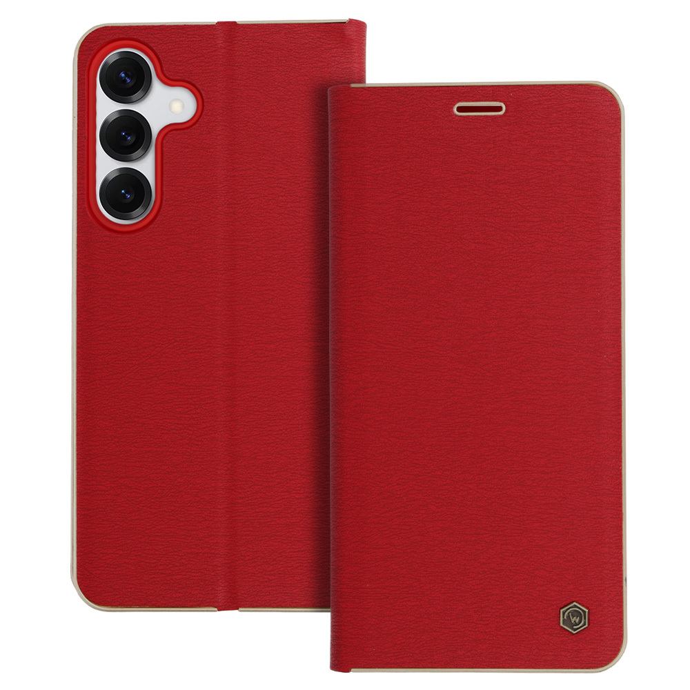 Wonder Frame Dėklas telefonui Samsung Galaxy S25 FE raudonas