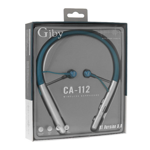 GJBY ausinės (f) - Bluetooth CA-112 mėlynos