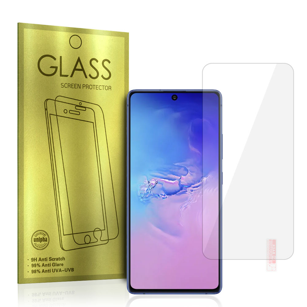 Apsauginis stiklas auksinis SAMSUNG GALAXY S10 LITE