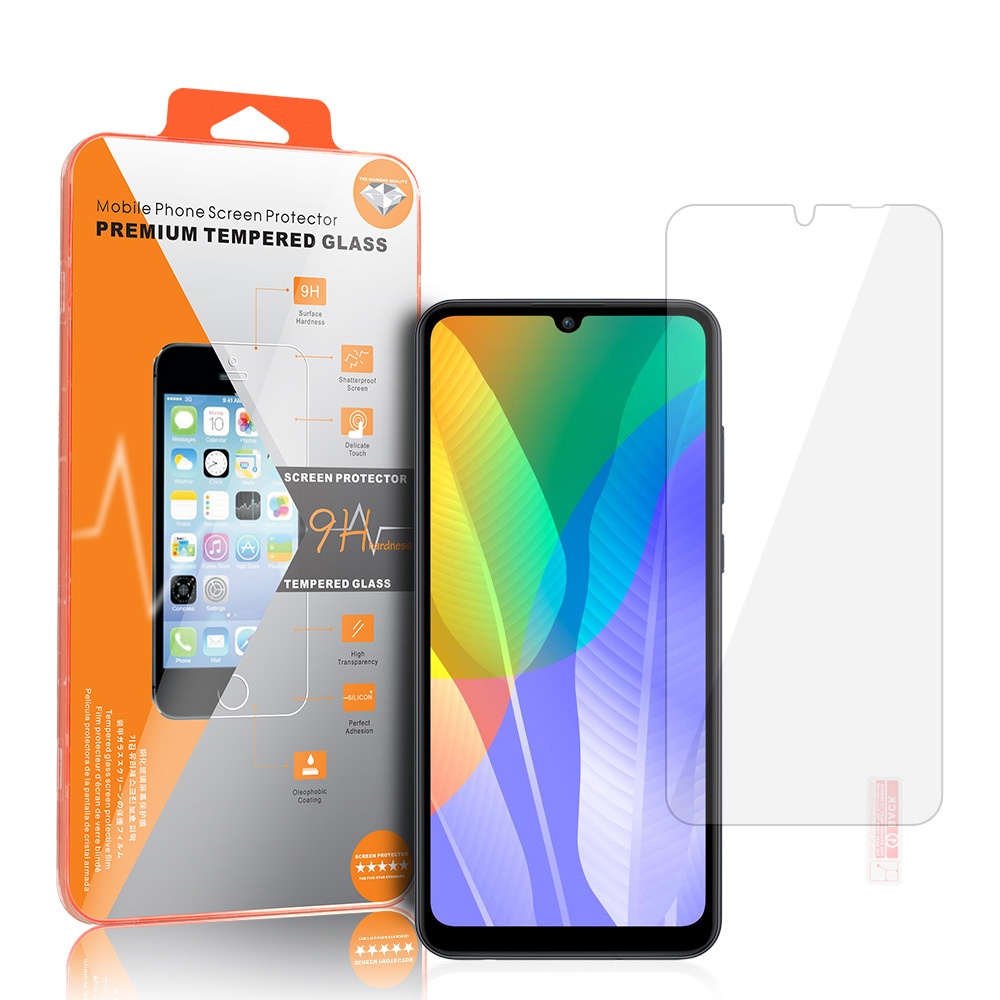 Apsauginis stiklas oranžinis HUAWEI Y6P/ENJOY 20E/Y8P/P SMART S